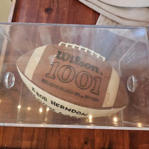 Game Used? Customized Oregon State Beavers Civil War Commemorative Football - Picture 2 of 4